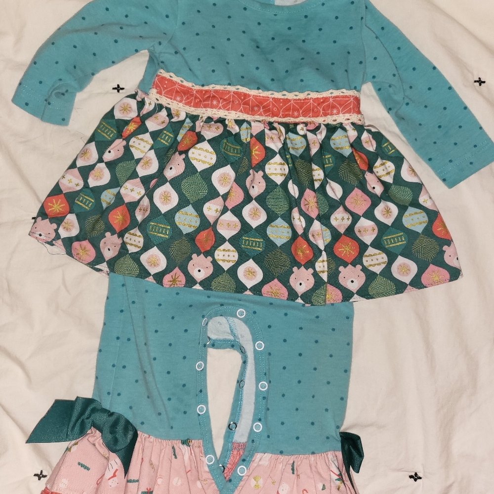 RicRac Christmas Romper